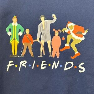 Christmas Movie Friends Sweatshirt